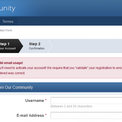 Подробнее о "(SOS33) Warning to Use Valid Email in Registration Process 2.0.0"
