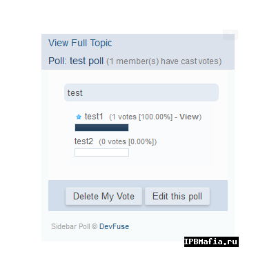 Подробнее о "(M34) Sidebar Poll 2.0.0"