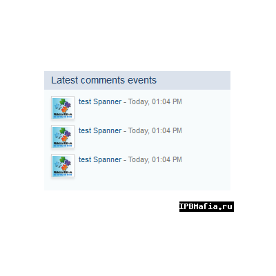 Подробнее о "(SD) Latest Comments on Calendar Events 1.0.0"