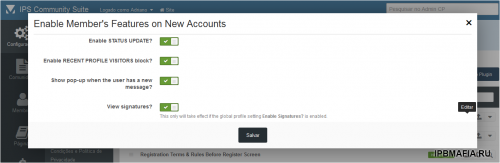 Подробнее о "Enable Members Features on New Accounts 1.1.0"
