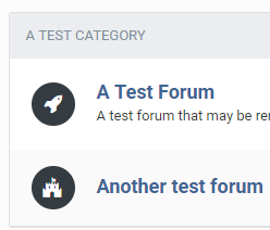 FontAwesome Forum Icons