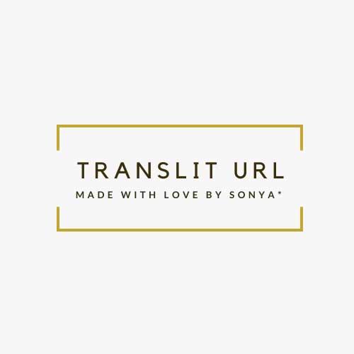 Подробнее о "Translit URL"