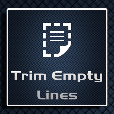 Подробнее о "Trim Empty Lines 1.0.3"