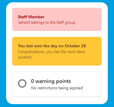 Подробнее о "Staff Badge in User Profile"