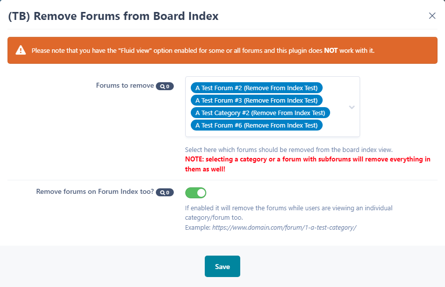 (TB) Remove Forums from Board Index