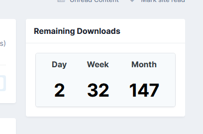 Подробнее о "Downloads Limits"